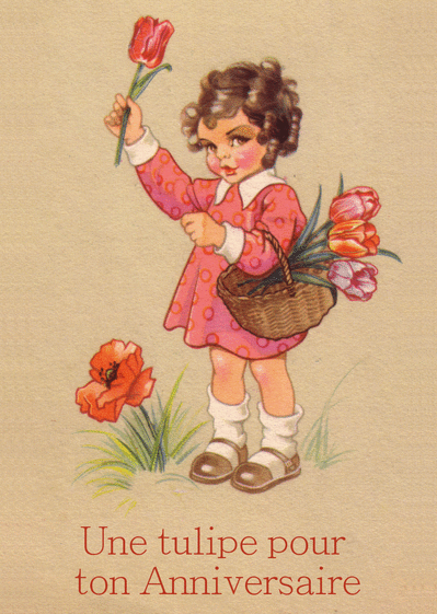 Une tulipe pour ton anniversaire
